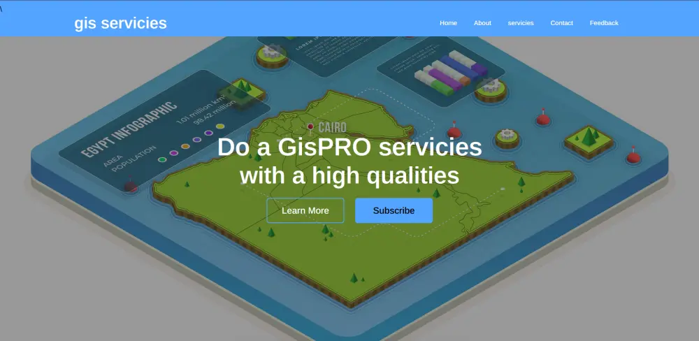 موقع landpgae لعرض الاعمال في كل المجالات المتنوعة بواجهات مميزة وبشكل احترافي بسهر ممتاز