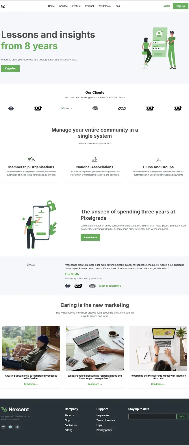 تحويل تصميم Figma وتنفيذة إلى صفحة هبوط Landing Page.