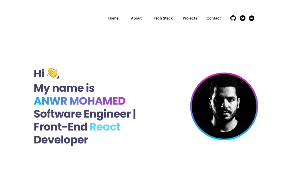 تصميم وبرمجة موقع "معرض أعمال" Portfolio احترافي.