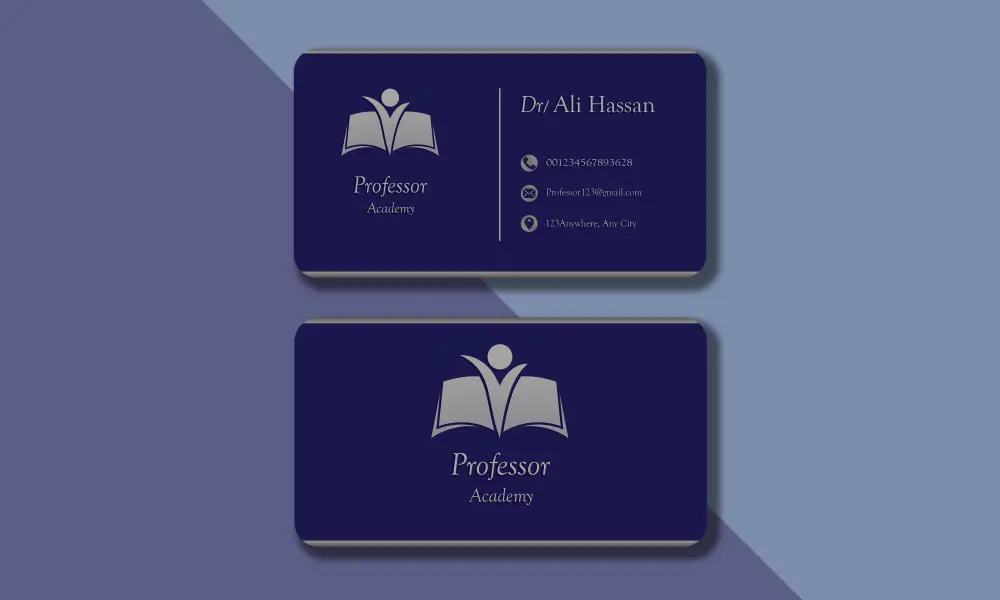 تصميم كروت شخصية