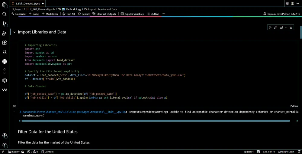 تنظيف ومعالجة البيانات الضخمة باستخدم لغة بايثون (Python Data Cleaning)