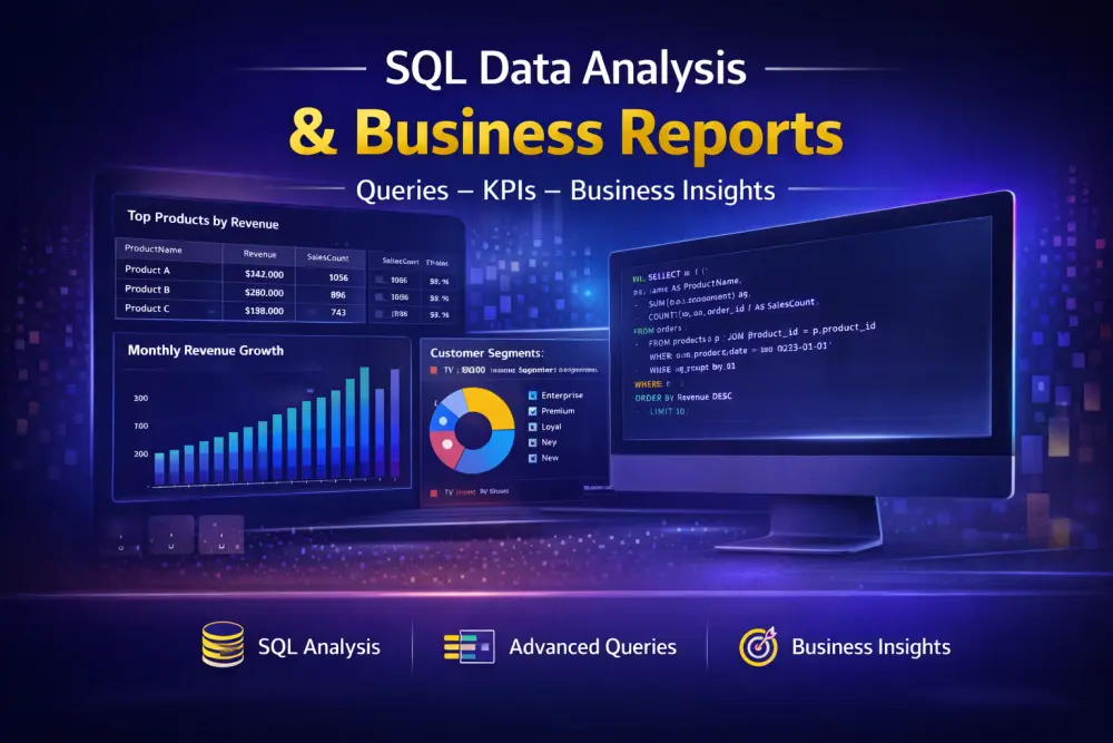 SQL Data Analysis & Business Reports – Queries, KPIs & Insights