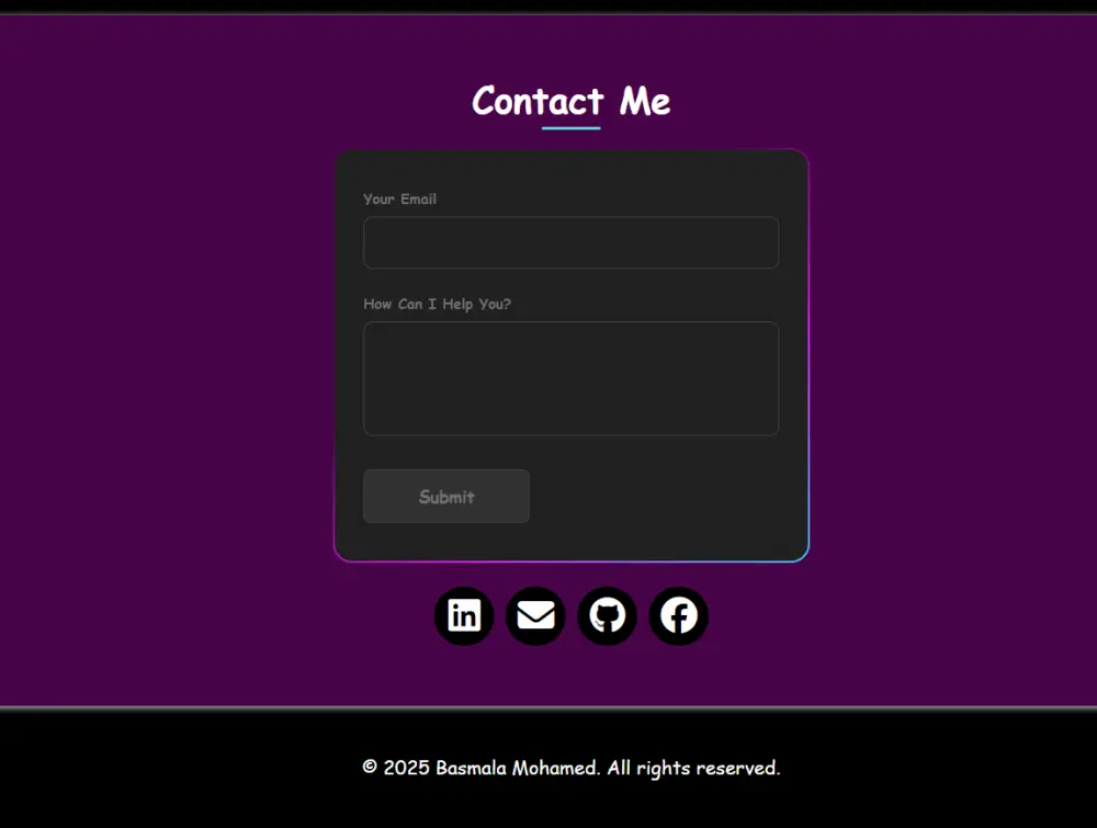 تصميم موقع شخصي Portfolio عصري ومتجاوب مع جميع الشاشات