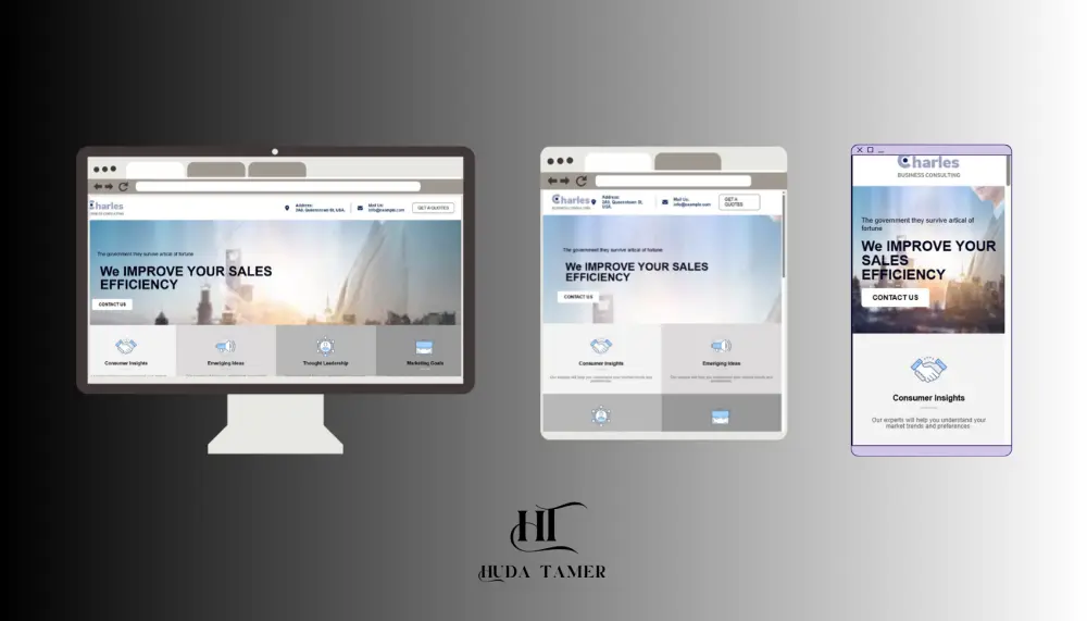تحسين توافق المواقع مع جميع الشاشات (Responsive)