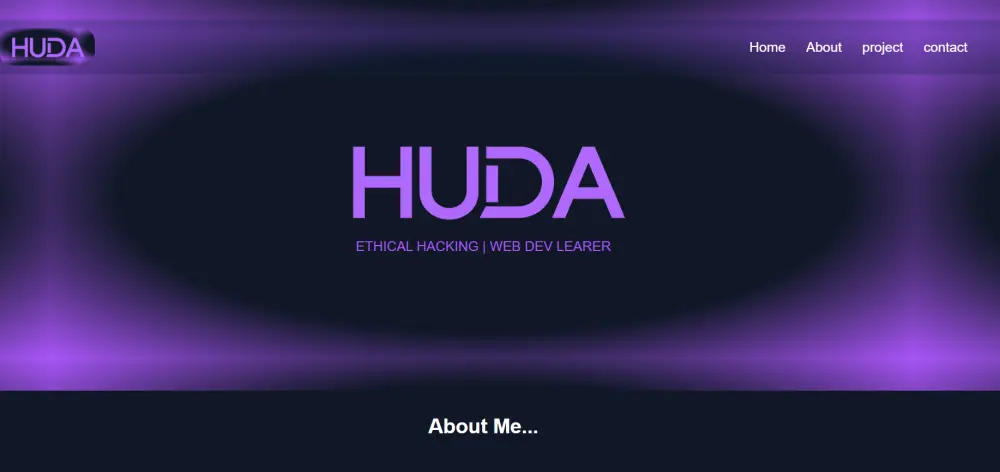 تصميم موقع بورتفوليو شخصي