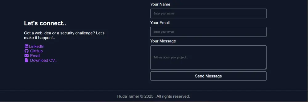 تصميم موقع بورتفوليو شخصي