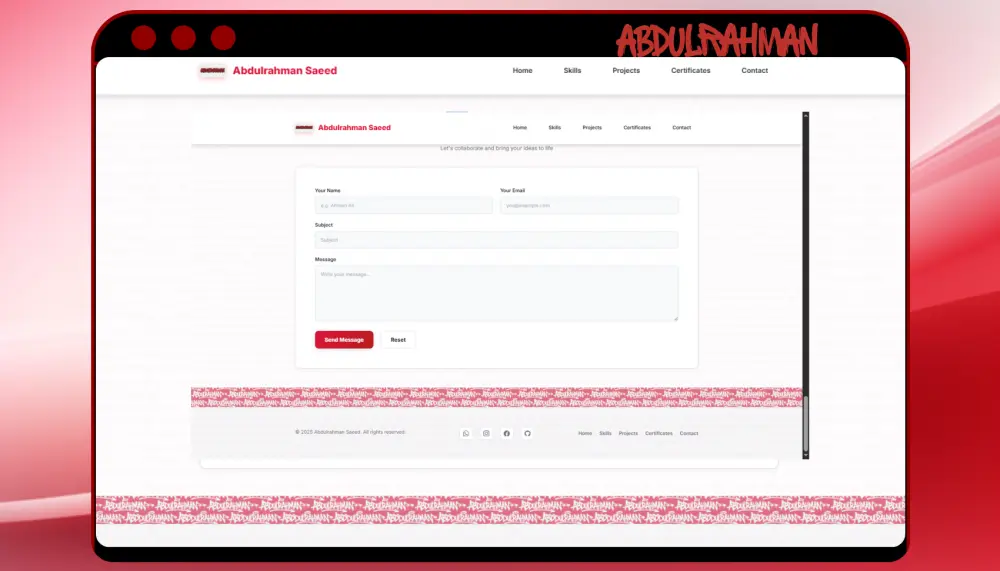 تصميم Portfolio احترافي يعكس هويتك الرقمية