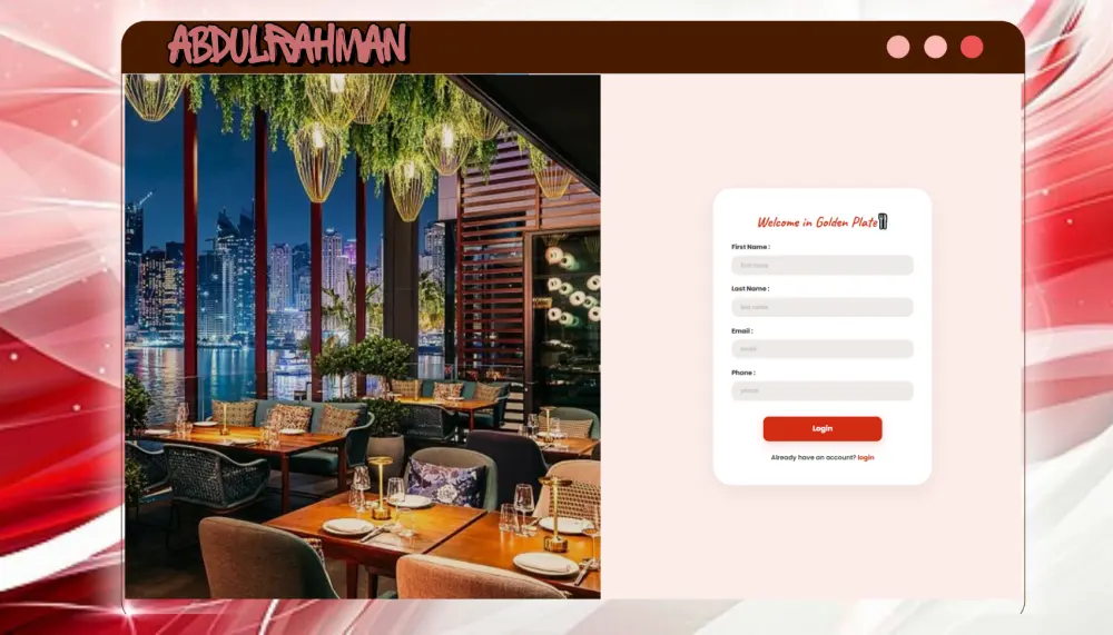 تصميم او تطوير  موقع مطعم إلكتروني احترافي يعرض المنيو  ويجذب العملاء