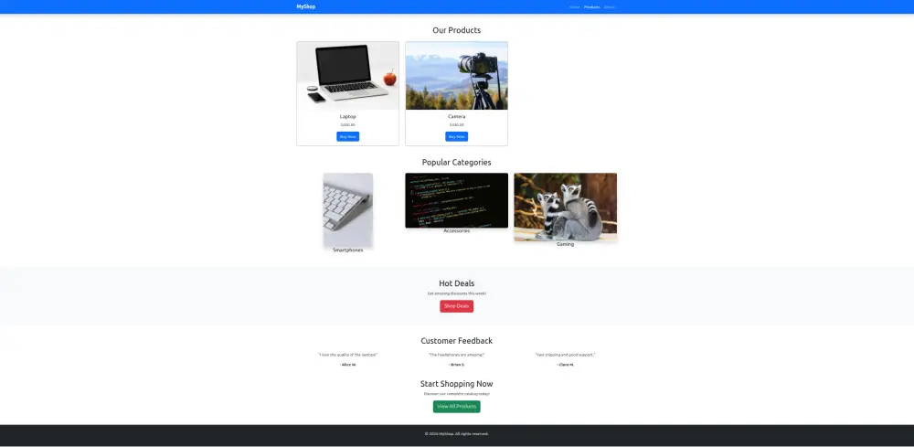 تصميم صفحات ويب احترافية باستخدام HTML5 و Bootstrap و JavaScript ES6