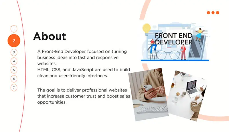 تصميم بورتفوليو لعرض أعمالك أو شركتك