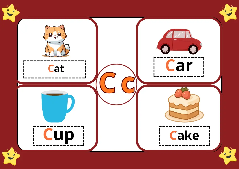 تصميم 26 بطاقة تعليمية (Flashcards) للحروف الإنجليزية جاهزة للطباعة.