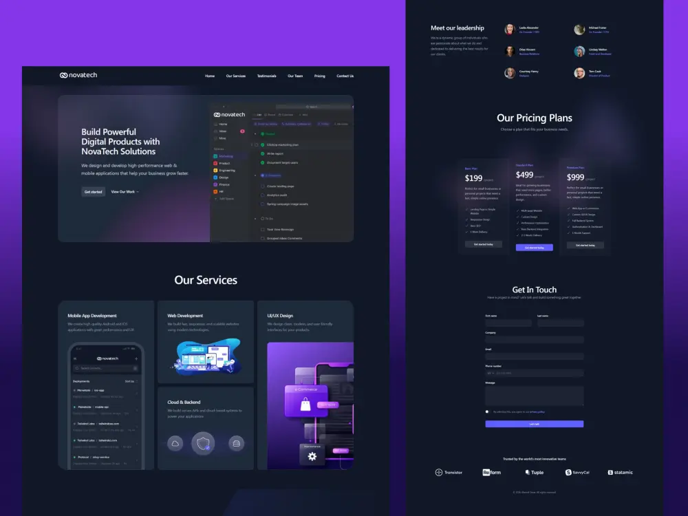 تصميم صفحة هبوط احترافية ومتجاوبة وسريعة تناسب مشروعك
