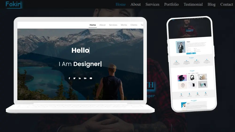 تحويل تصاميم Figma/PSD إلى كود HTML/CSS متجاوب