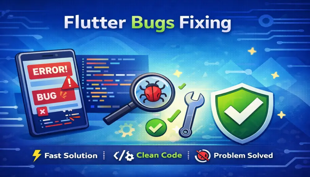 اصلاح مشاكل فلاتر - Flutter Bug Fixing