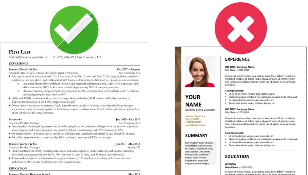 تصميم سيرة ذاتية احترافية متوافقة مع أنظمة ATS