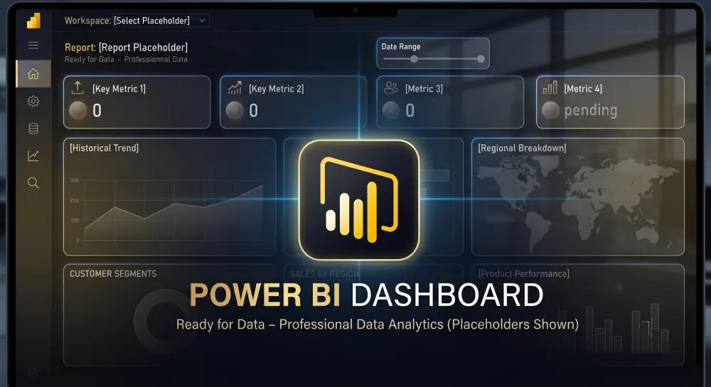 تصميم لوحات تحكم تفاعلية (Dashboards) وتحليل البيانات باستخدام Power BI و Excel