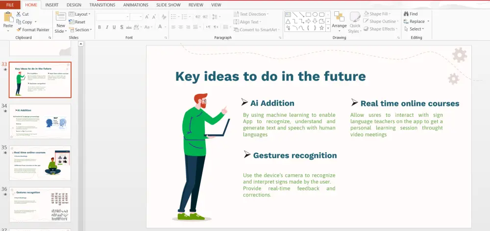تصميم عروض و ملفات باوربوينت PowerPoint