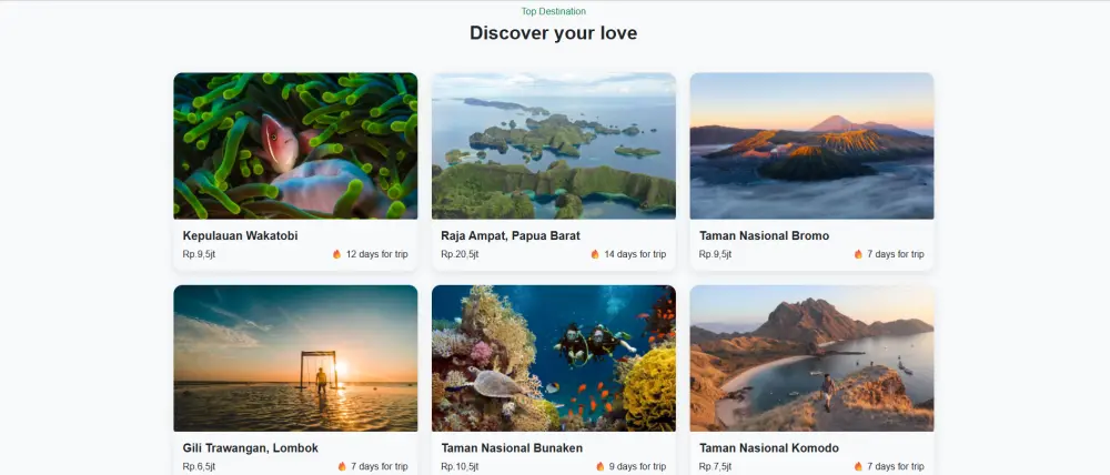 برمجة وتصميم موقع سياحي احترافي (Landing Page) متجاوب بالكامل