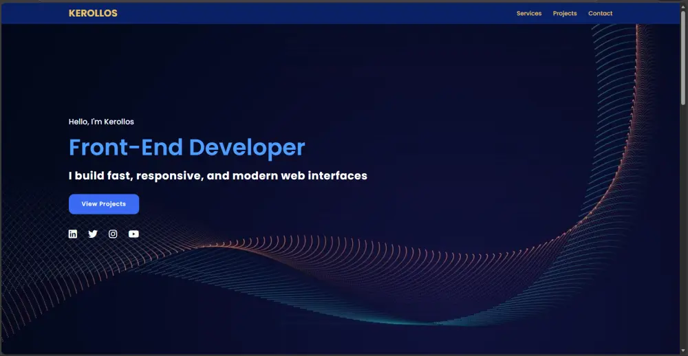 أقدّم خدمة تصميم وتنفيذ واجهات ويب احترافية باستخدام HTML وCSS