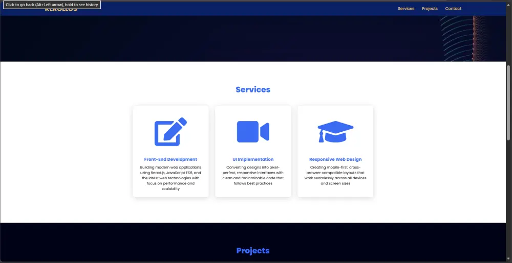 أقدّم خدمة تصميم وتنفيذ واجهات ويب احترافية باستخدام HTML وCSS
