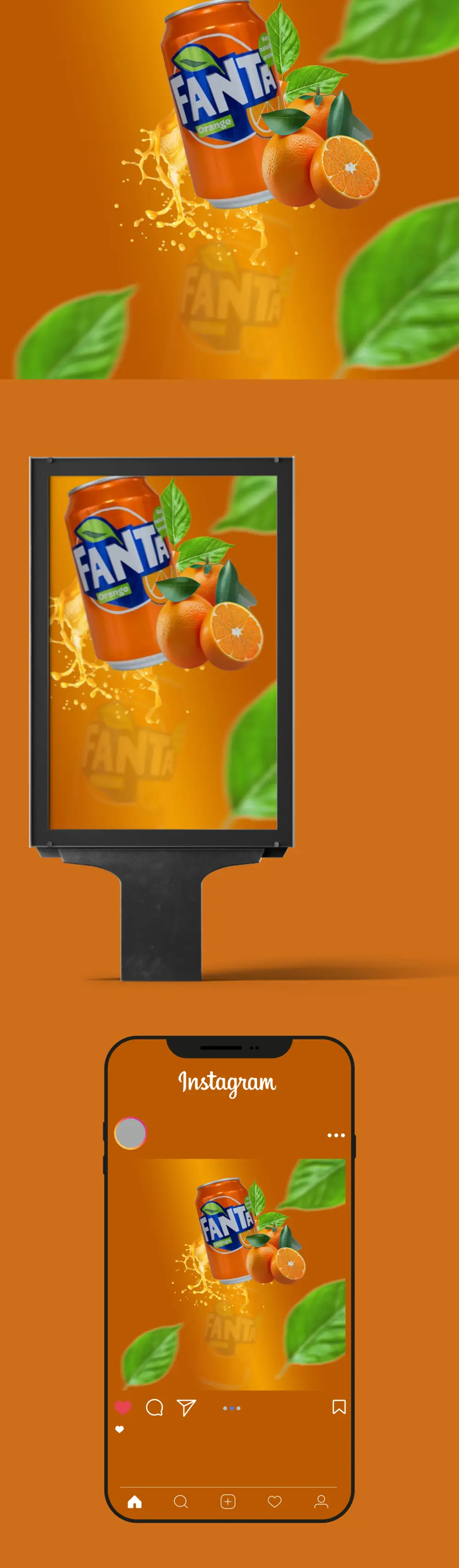 تصميم بوست إعلاني احترافي لمنتجات المشروبات (Social Media Ads Design)