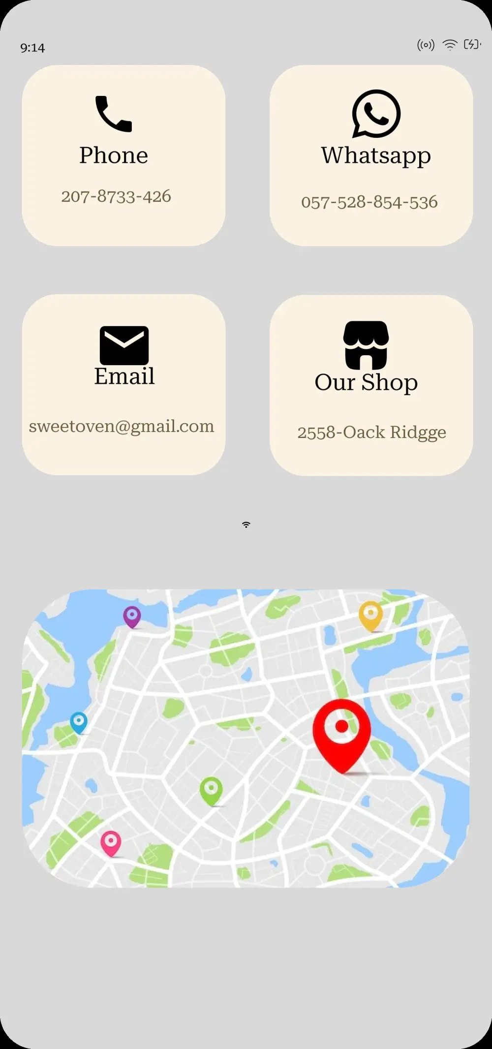 تصميم UI/UX احترافي لتطبيق مخبز "Sweet Oven" لطلب الحلويات والكيك