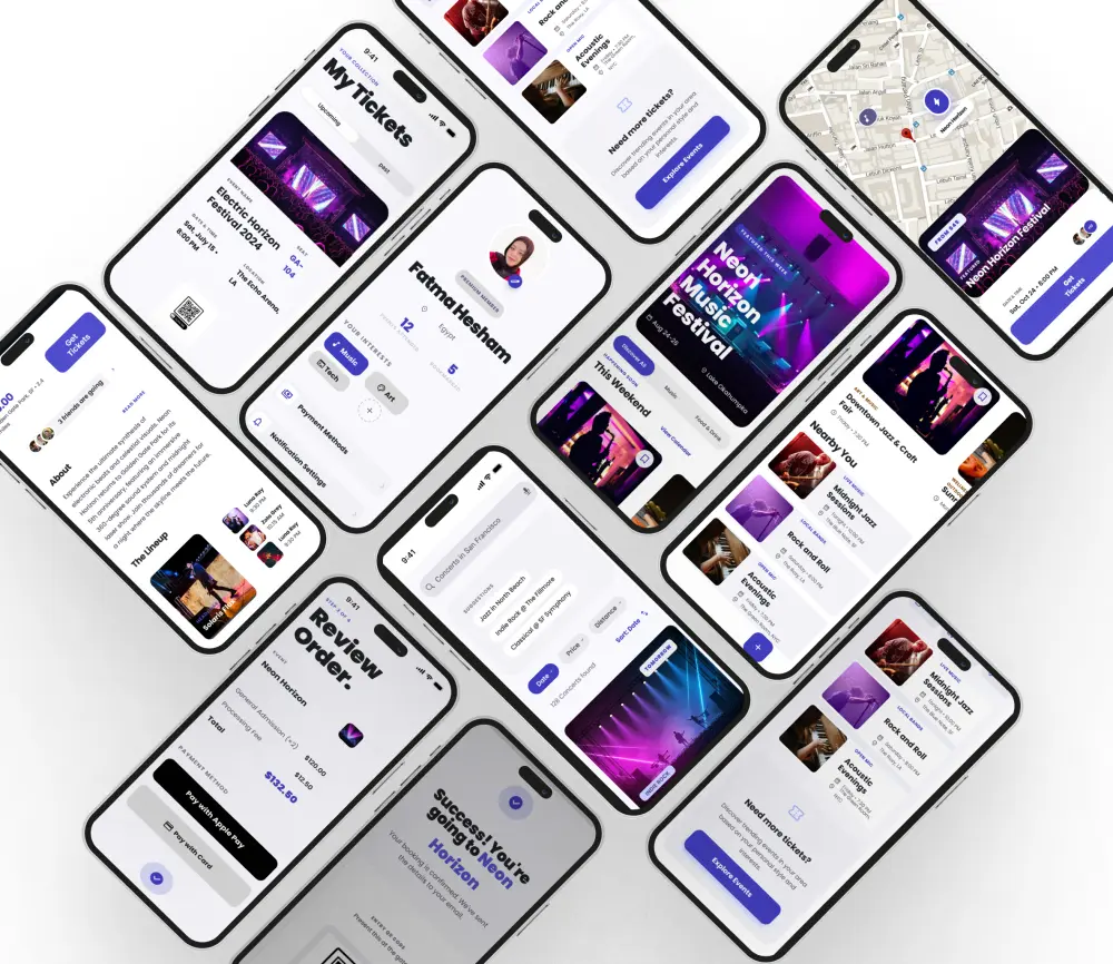 تصميم واجهات تطبيقات موبايل UI/UX احترافية باستخدام Figma