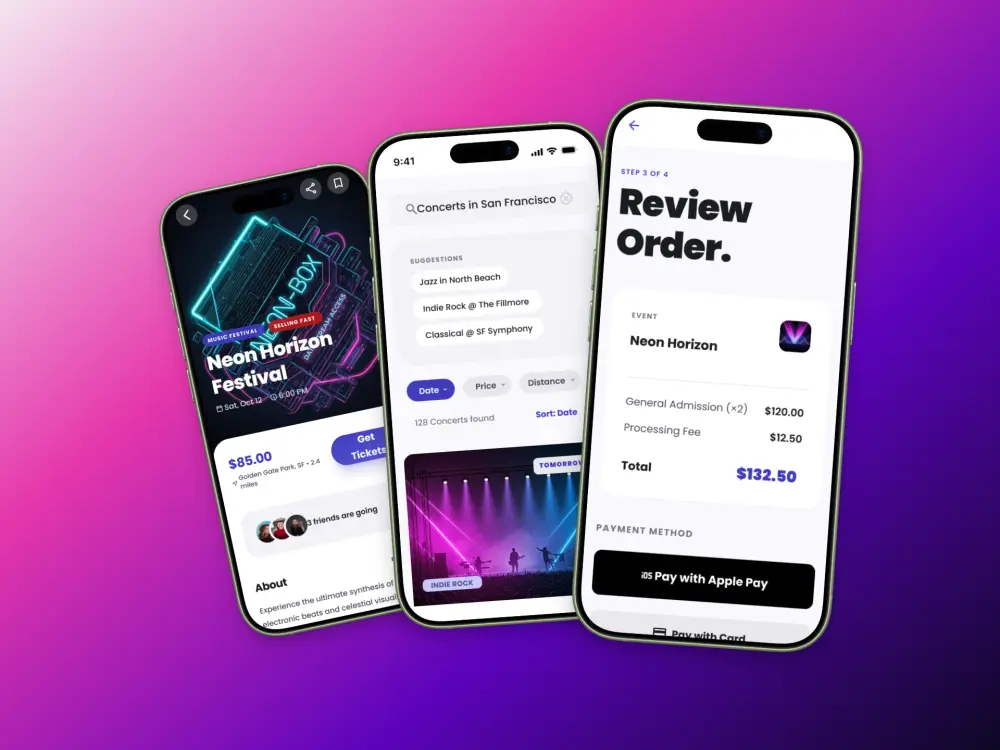 تصميم واجهات تطبيقات موبايل UI/UX احترافية باستخدام Figma