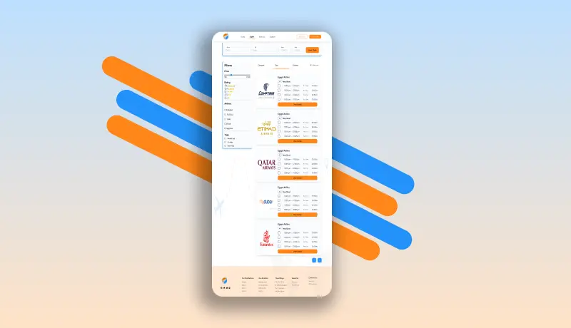 تصميم واجهة موقع ويب احترافية UI/UX