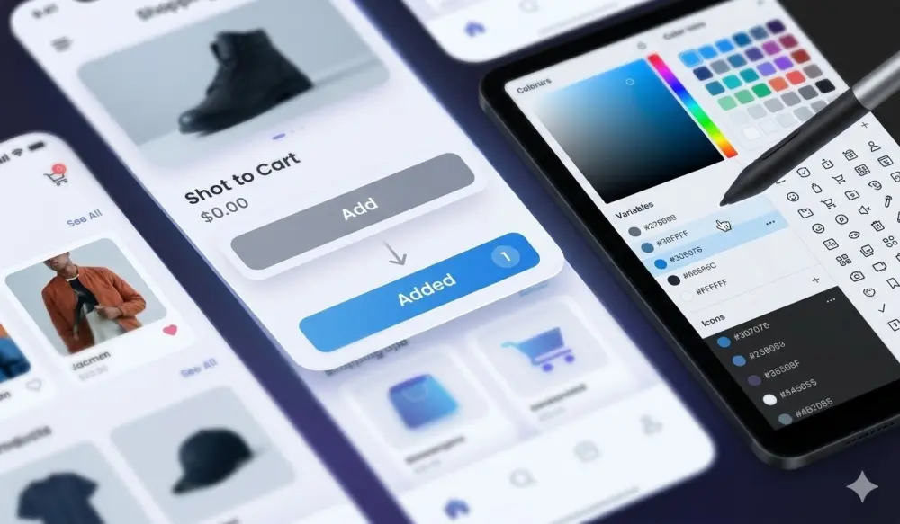 تصميم واجهات مستخدم احترافية (UI&UX) وتطبيقها للأندرويد