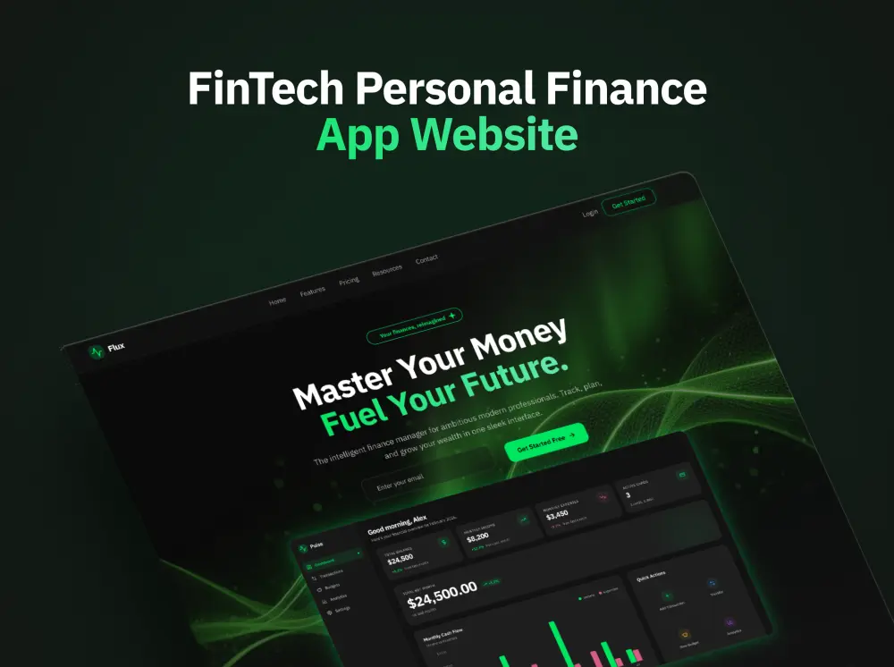 تصميم Landing Page صفحة هبوط أو واجهة موقع احترافية