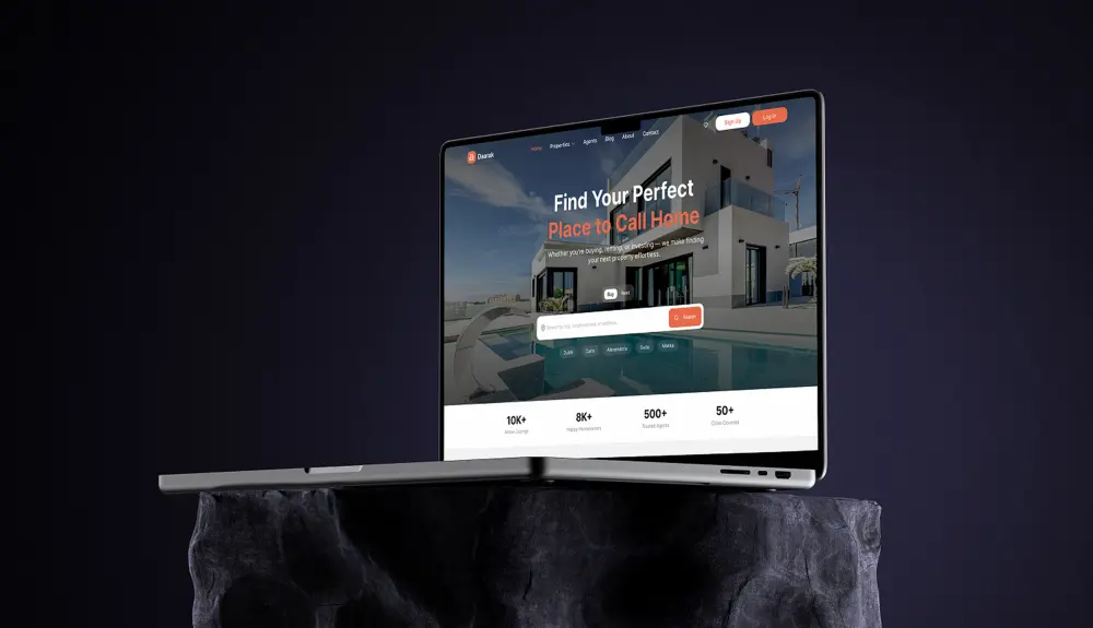 تصميم Landing Page صفحة هبوط أو واجهة موقع احترافية