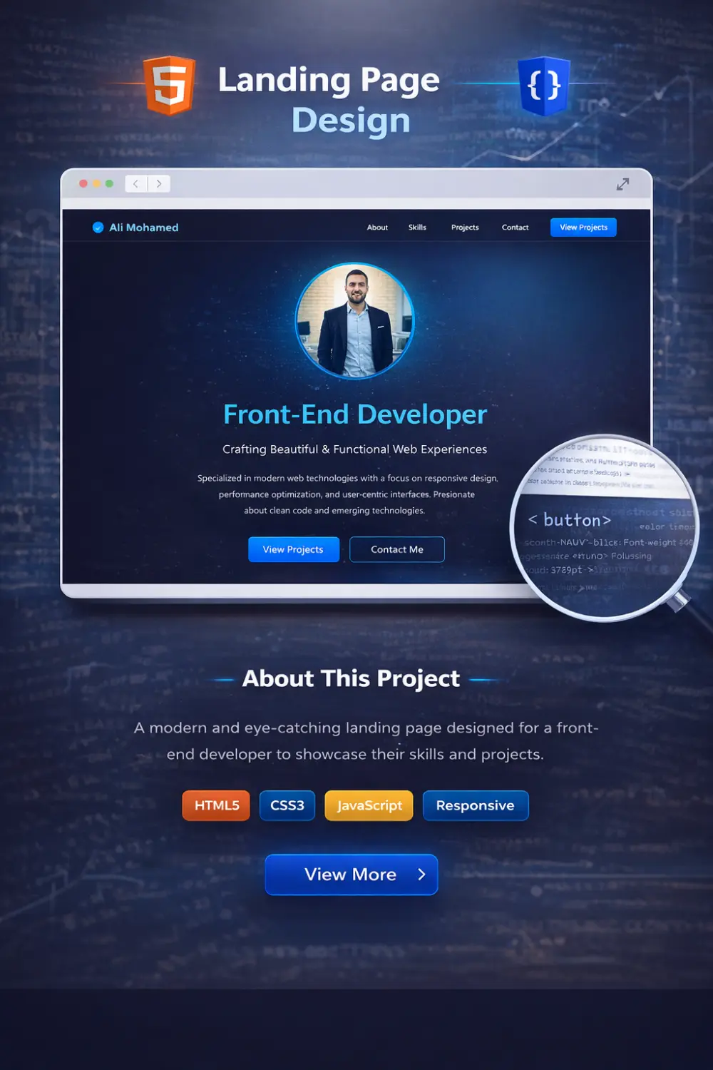 تصميم صفحات هبوط Landing Page بشكل جذاب