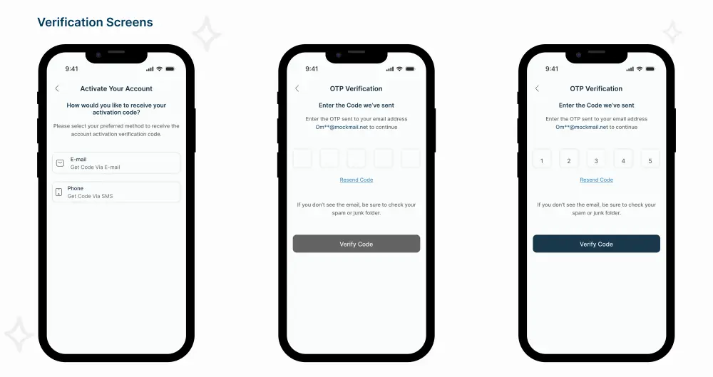 تصميم UI/UX لتطبيق موبايل