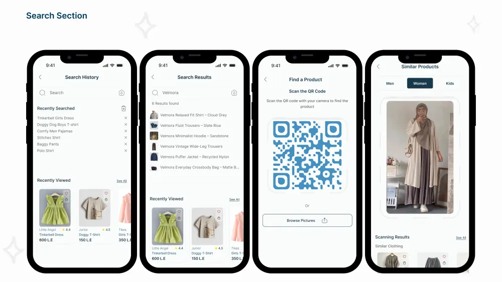 تصميم UI/UX لتطبيق موبايل