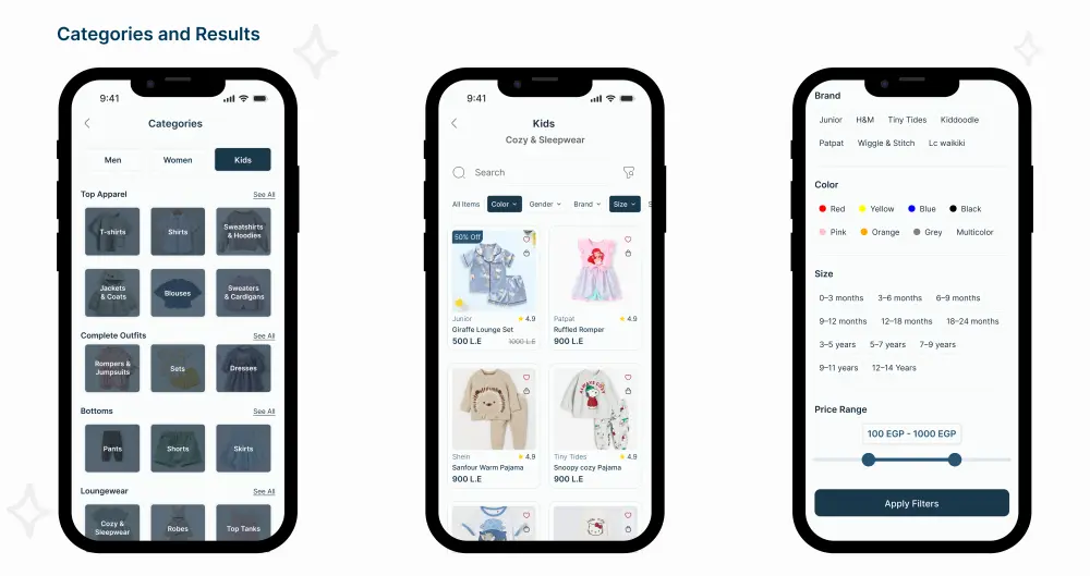 تصميم UI/UX لتطبيق موبايل