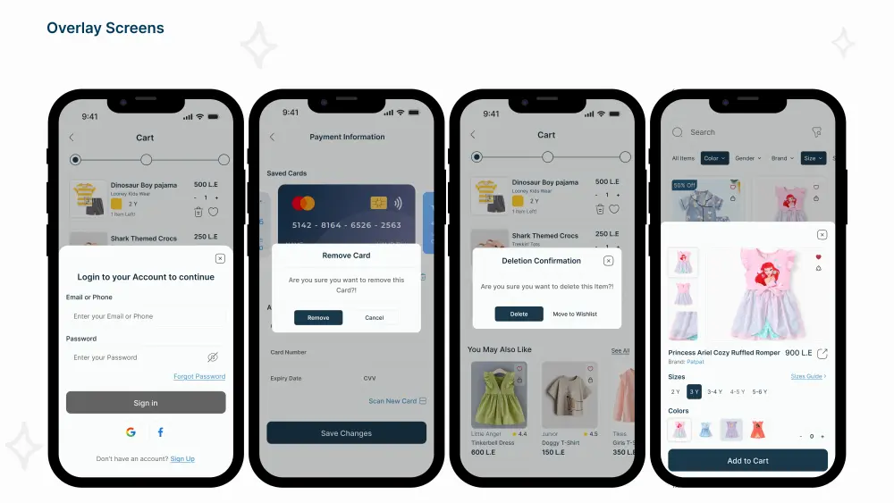 تصميم UI/UX لتطبيق موبايل