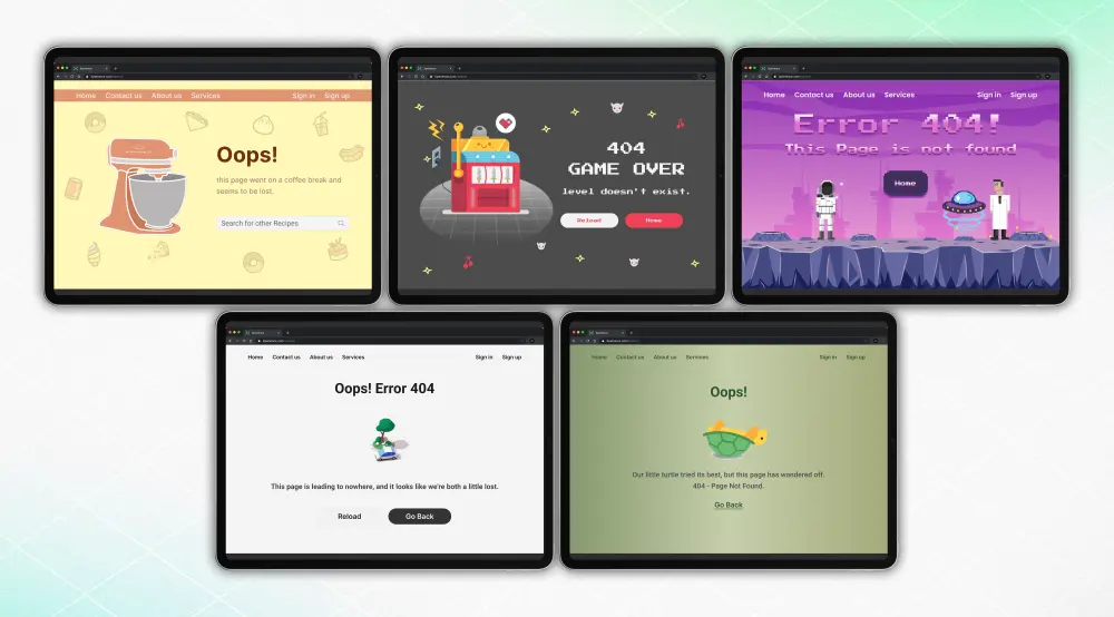 تصميم صفحة 404 لموقعك بشكل إبداعي