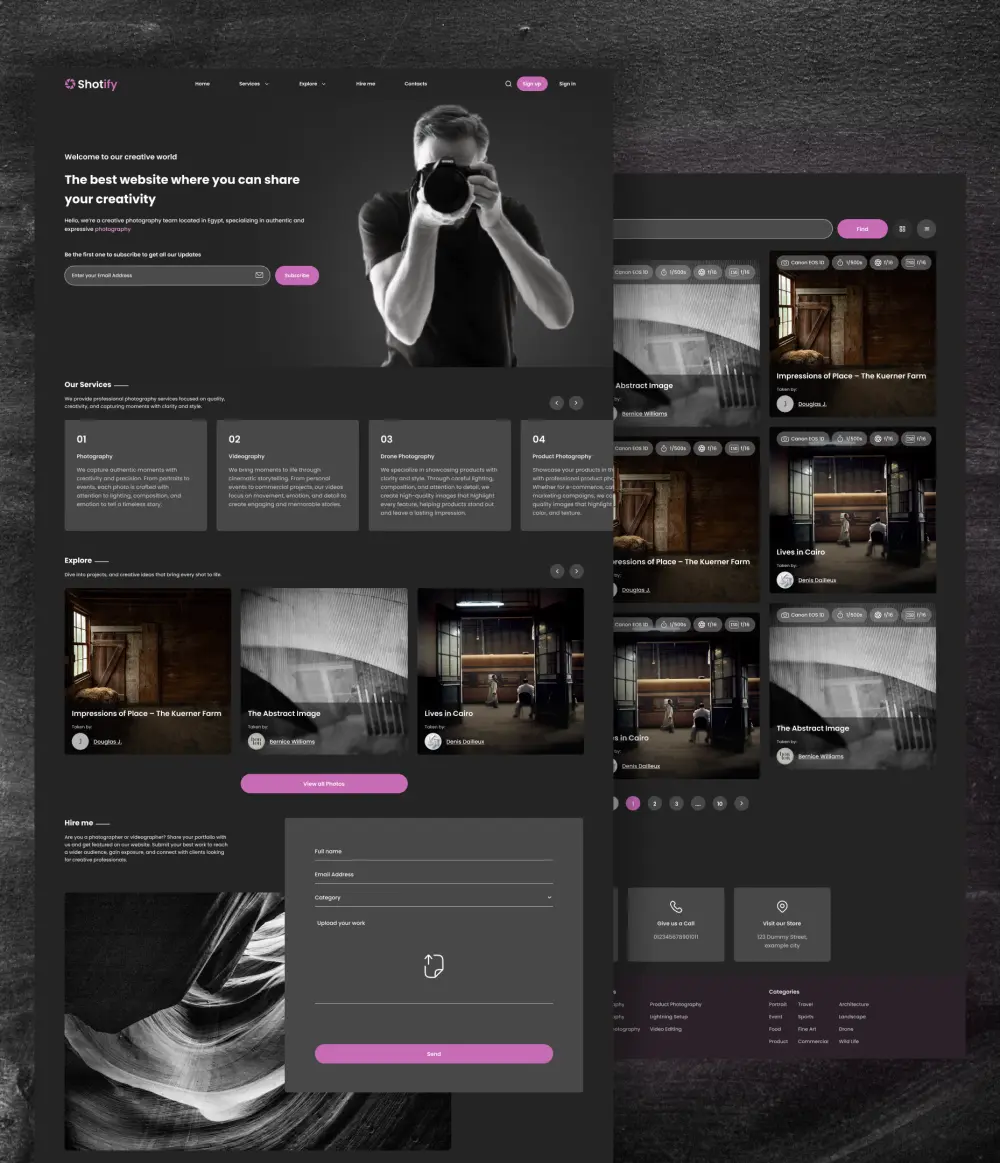 تصميم صفحة هبوط Landing Page على فيجما