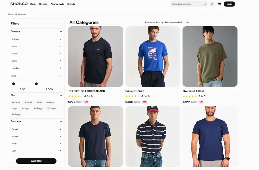 متجر إلكتروني شديد الإحترافية