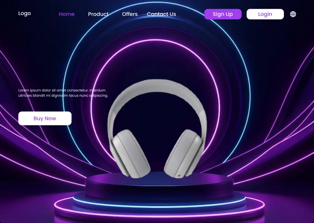 تصميم صفحة هبوط احترافية (Landing Page) مودرن وعالية التحويل