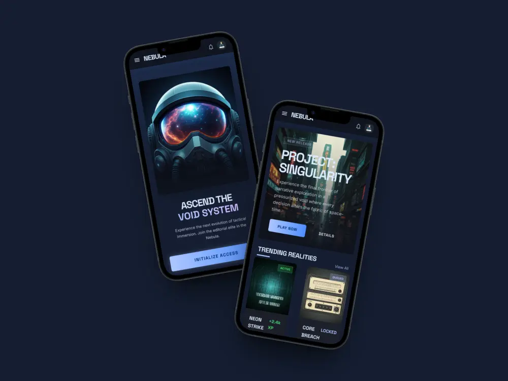 تصميم  وجهات مستخدم للموبيل