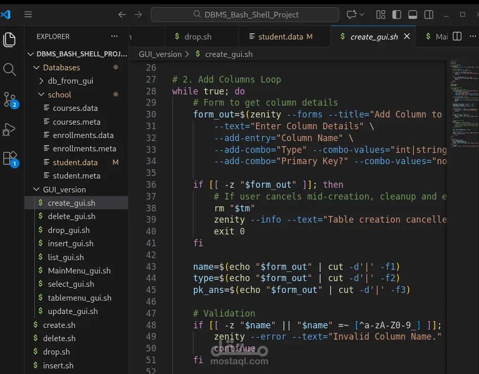 أقدّم خدمة تطوير Bash Scripts احترافية على نظام Linux لتنفيذ وأتمتة المهام المختلفة بكفاءة عالية، مع كتابة كود منظم، واضح، وقابل للتعديل والتوسعة، مع الاهتمام بمعالجة الأخطاء وتوثيق السكربت لضمان سهولة الاستخدام والصيانة.