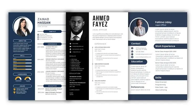 انشاء سيرة ذاتية باللغة العربية واللغة الإنجليزية