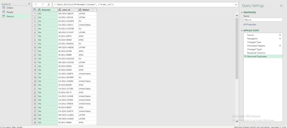 تنظيف البيانات و معالجتها Data cleaning