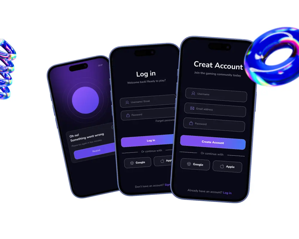 تصميم واجهة وتجربة مستخدم للعبة موبايل – Mobile Game UI/UX