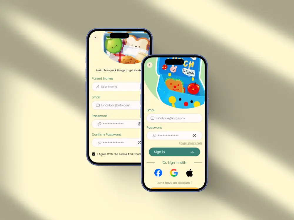 تصميم واجهات وتجربة المستخدم لتطبيقات طلب الطعام (UI/UX)