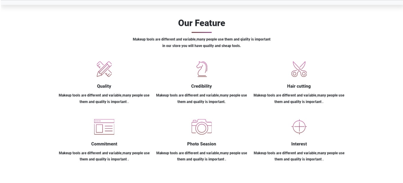انشاء موقع الكتروني من صفحة واحدة مكون من عدة اجزاء و صفحة هبوط landing page