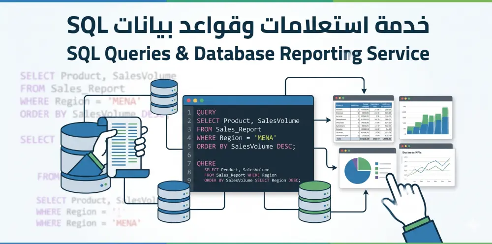 كتابة استعلامات SQL واستخراج تقارير من قواعد البيانات