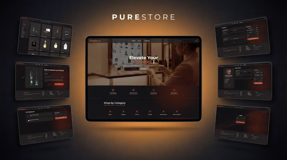 تصميم web landing page احترافية عصرية